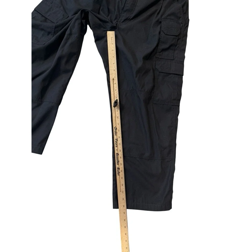5.11 Tactical Rip Stop Cargo Pants Mens 36x26.5 Straight Black‎ Utility Military